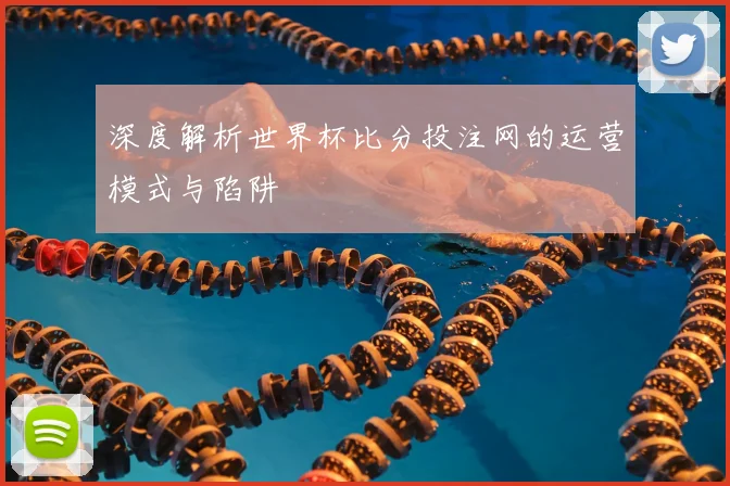 深度解析世界杯比分投注网的运营模式与陷阱