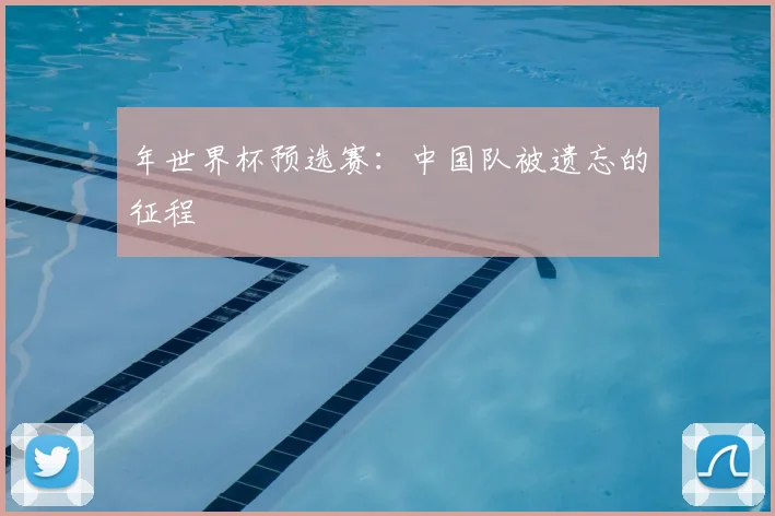 年世界杯预选赛：中国队被遗忘的征程