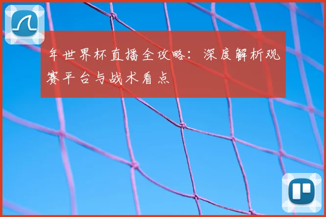 年世界杯直播全攻略:深度解析观赛平台与战术看点